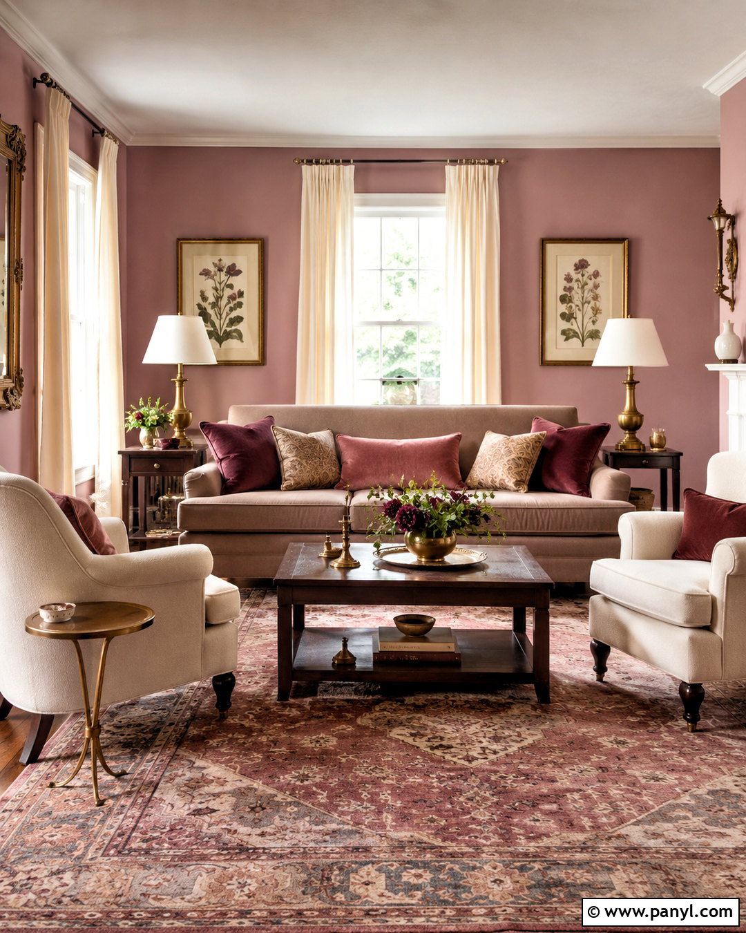 Pastel Mauve Living Room - 20 living room pastel colors