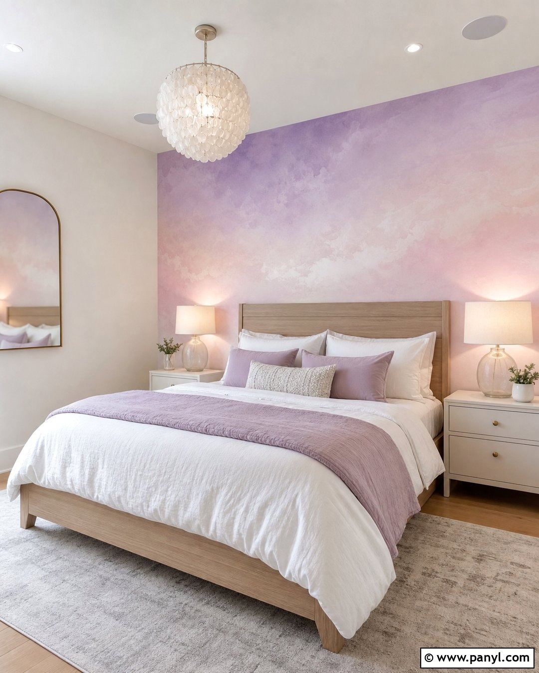 Pastel Ombre Bedroom Wall - 30 pastel wall paint ideas