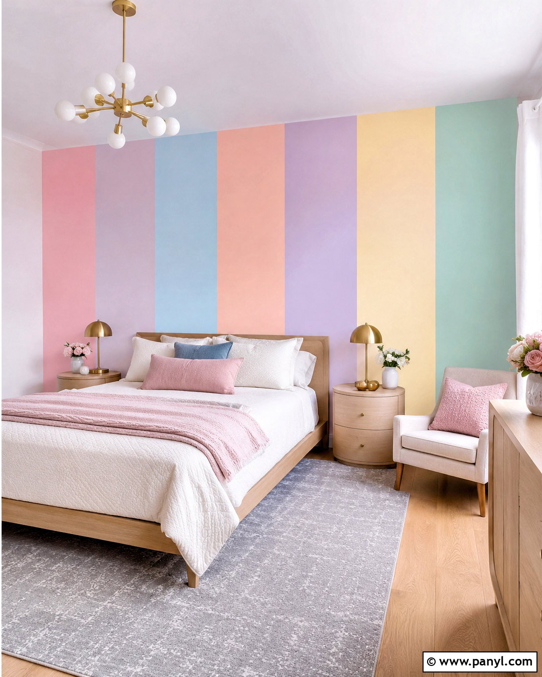 Pastel Paint Swatch Wall - 20 paint swatches wall ideas