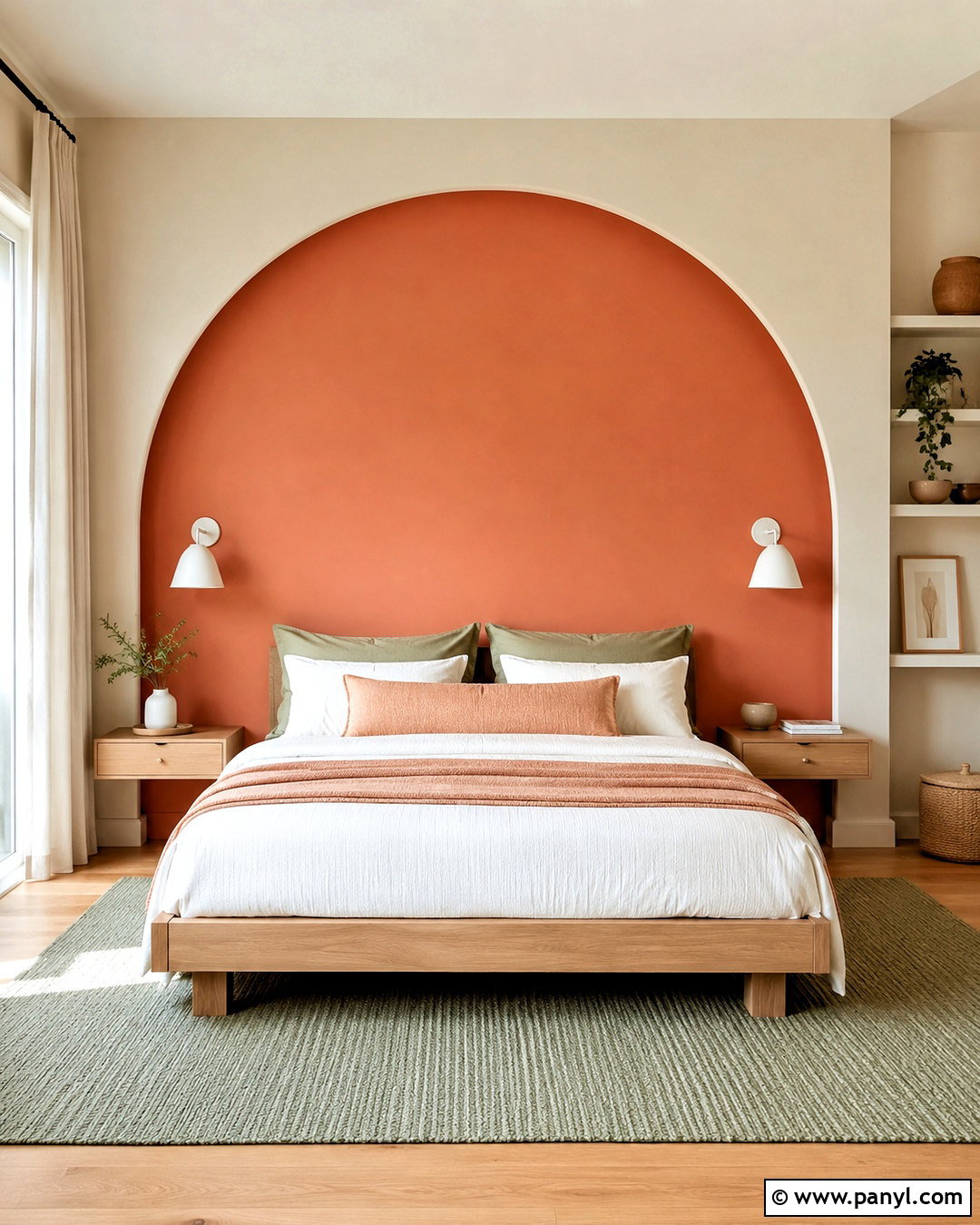 Pastel Painted Arch Bedroom - 20 pastel color bedroom ideas