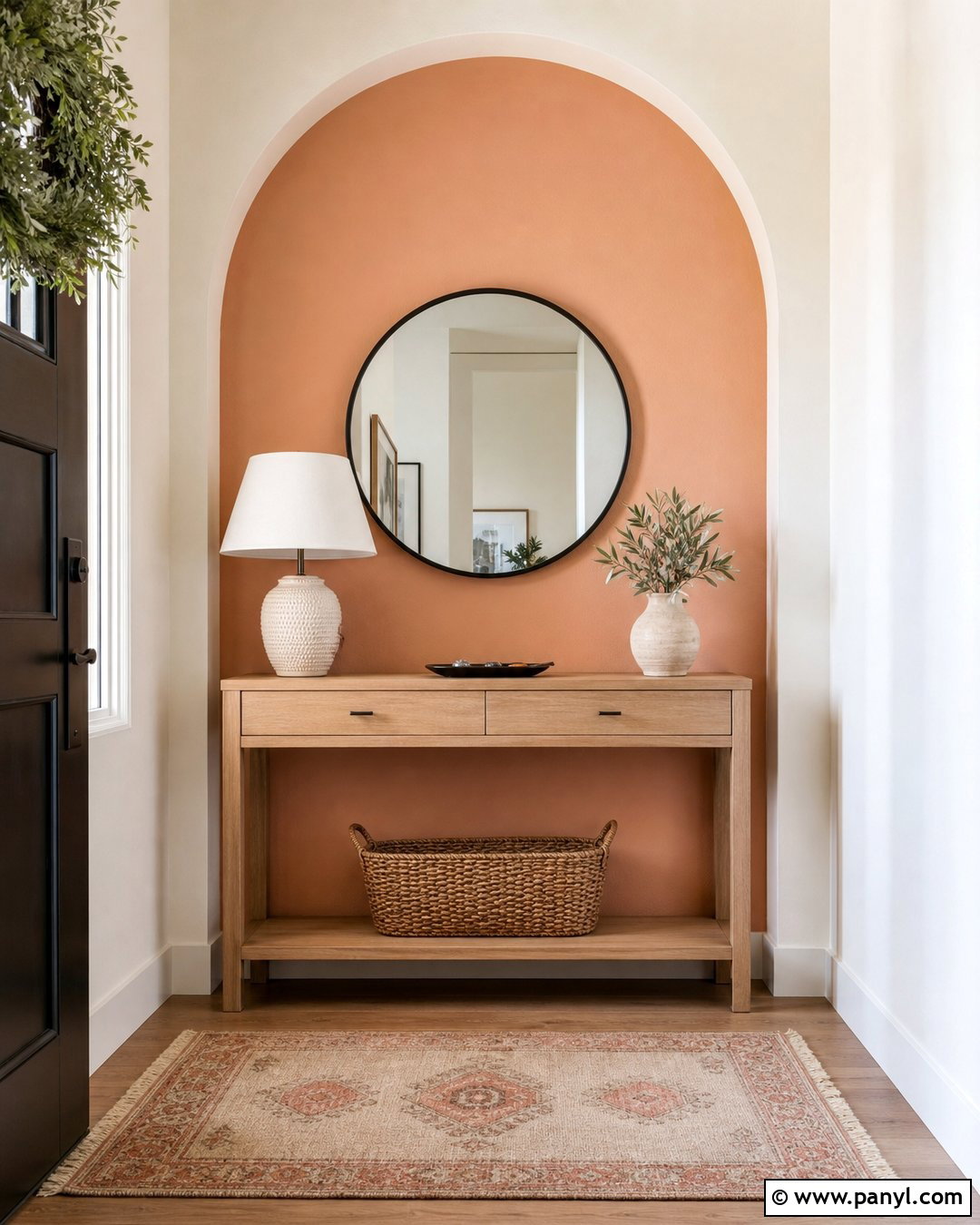Pastel Painted Arch Entryway - 30 pastel wall paint ideas