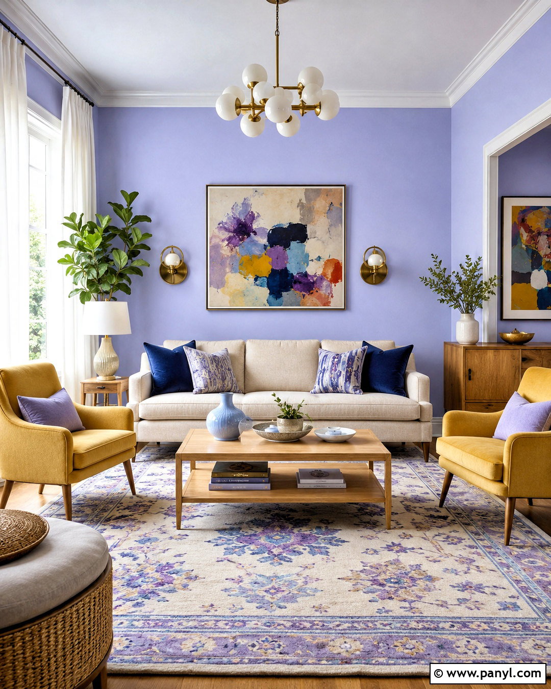 Pastel Periwinkle Living Room - 20 living room pastel colors