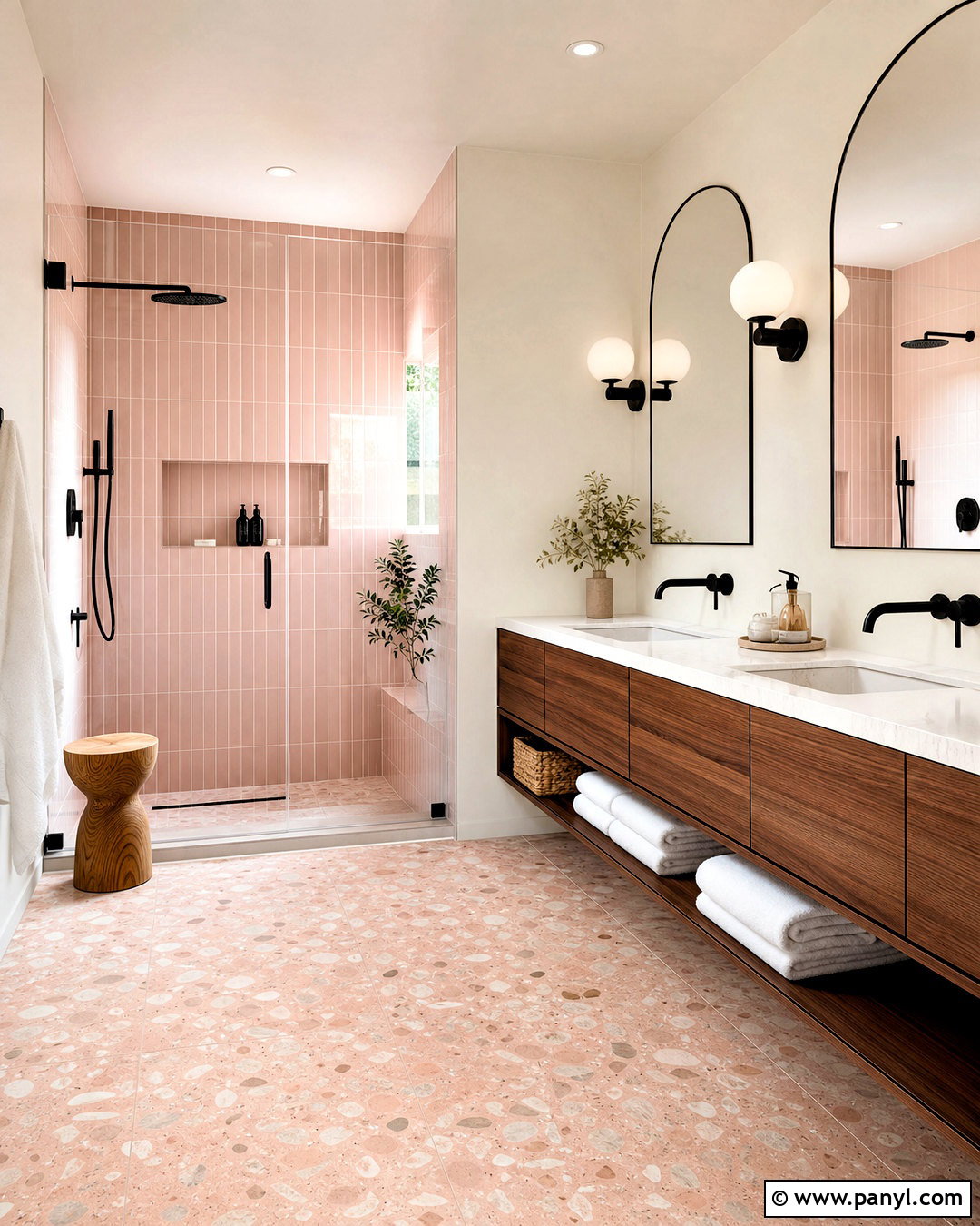 Pastel Pink Bathroom - 20 pastel color interior design ideas