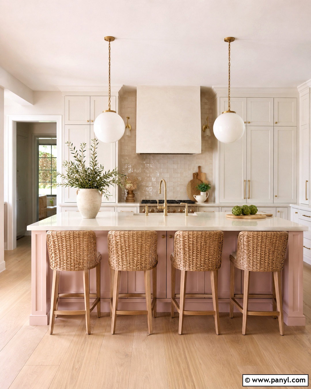 Pastel Pink Kitchen Island - 20 pastel pink kitchen ideas
