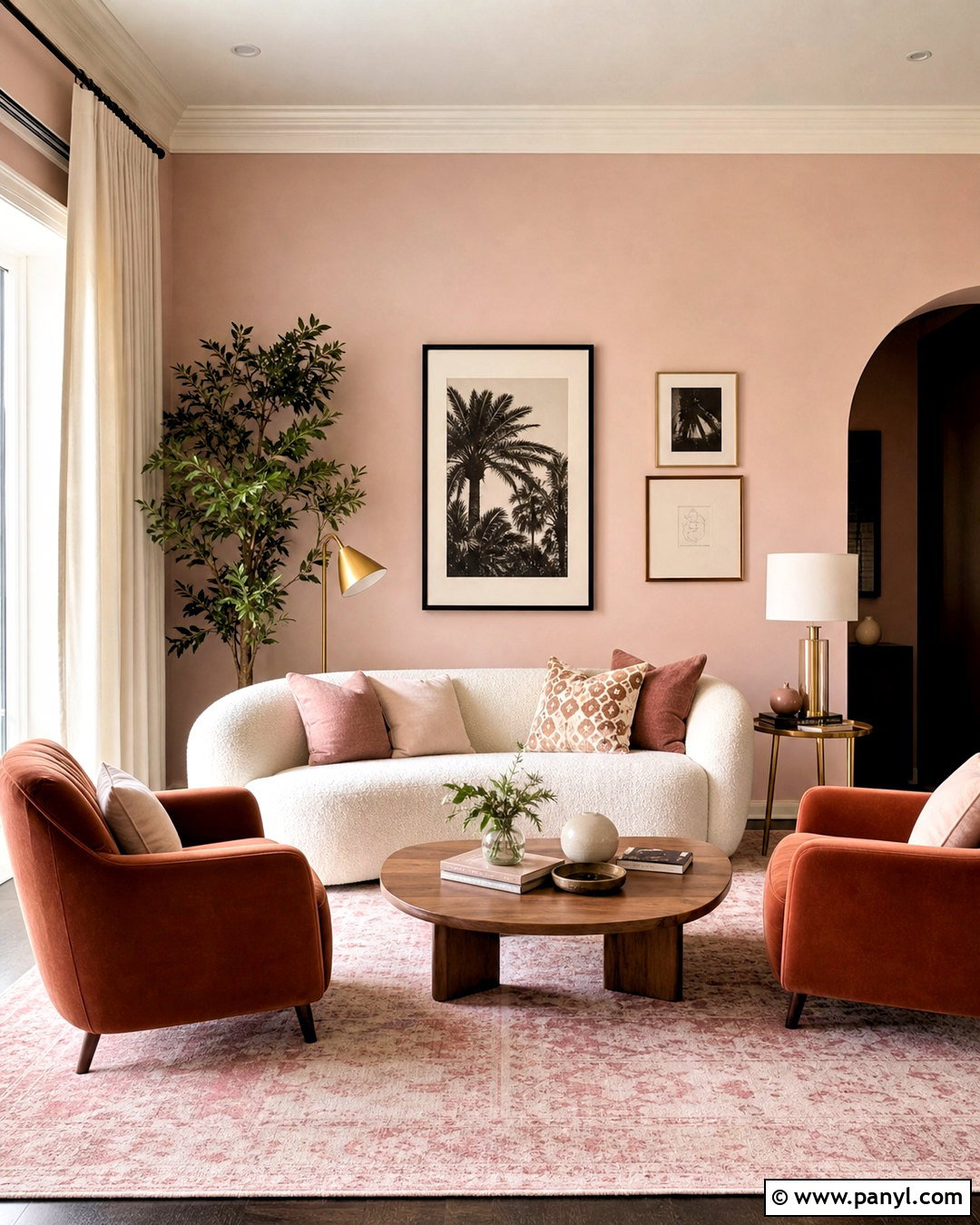 Pastel Pink Living Room - 20 pastel color interior design ideas