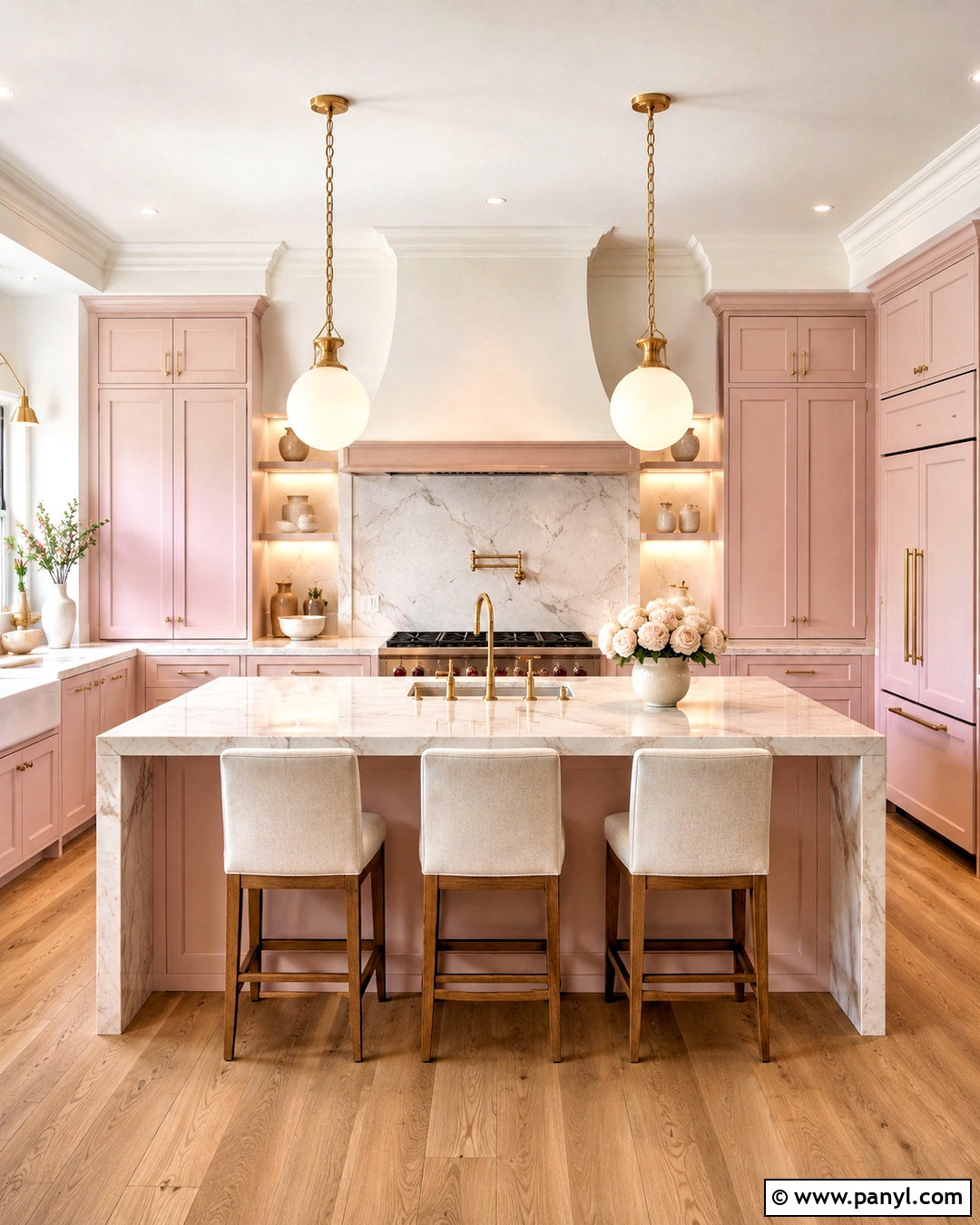 Pastel Pink Luxury Kitchen - 20 pastel pink kitchen ideas