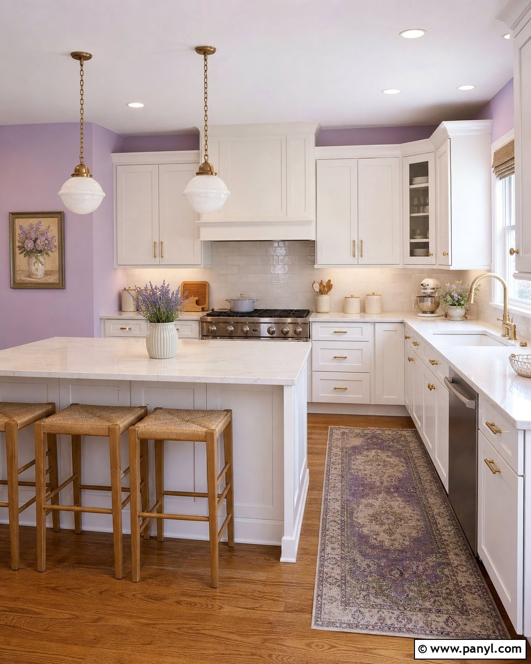 Pastel Purple Kitchen Walls - 25 Pastel Purple Wall Ideas