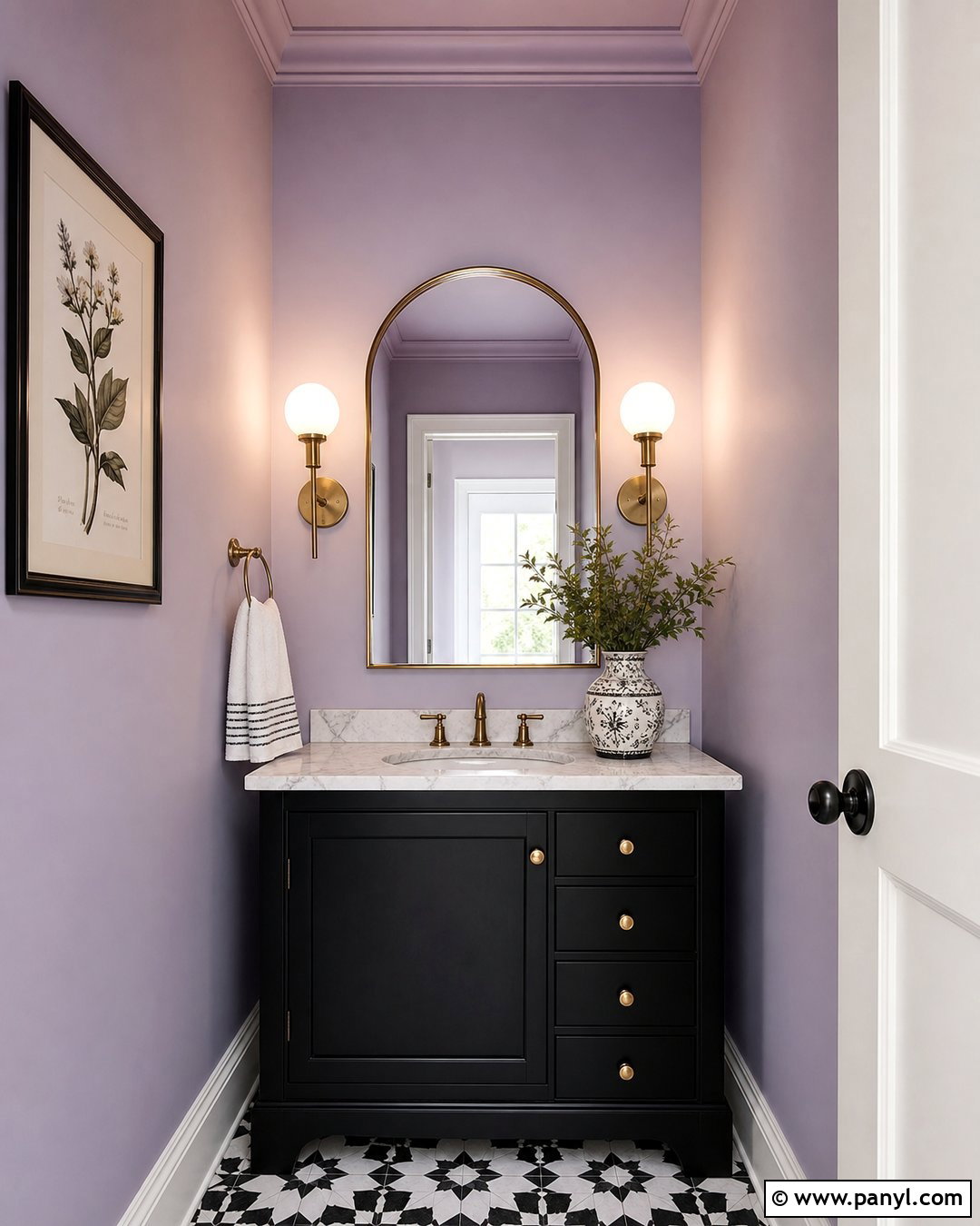 Pastel Purple Powder Room Walls - 25 Pastel Purple Wall Ideas
