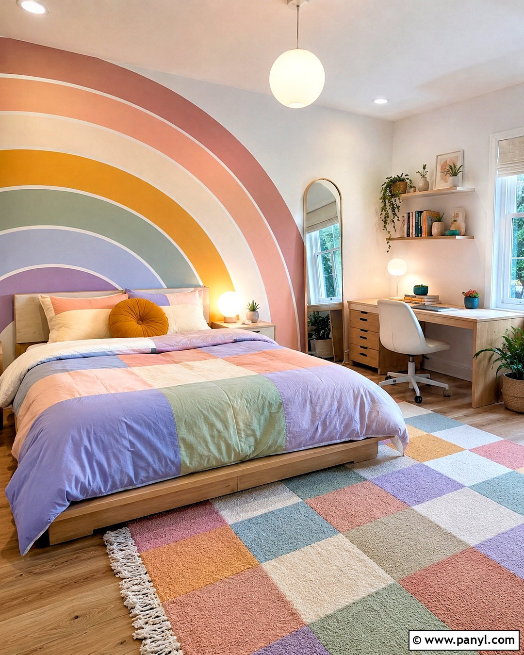 Pastel Rainbow Bedroom For A Teen - 20 pastel rainbow bedroom ideas