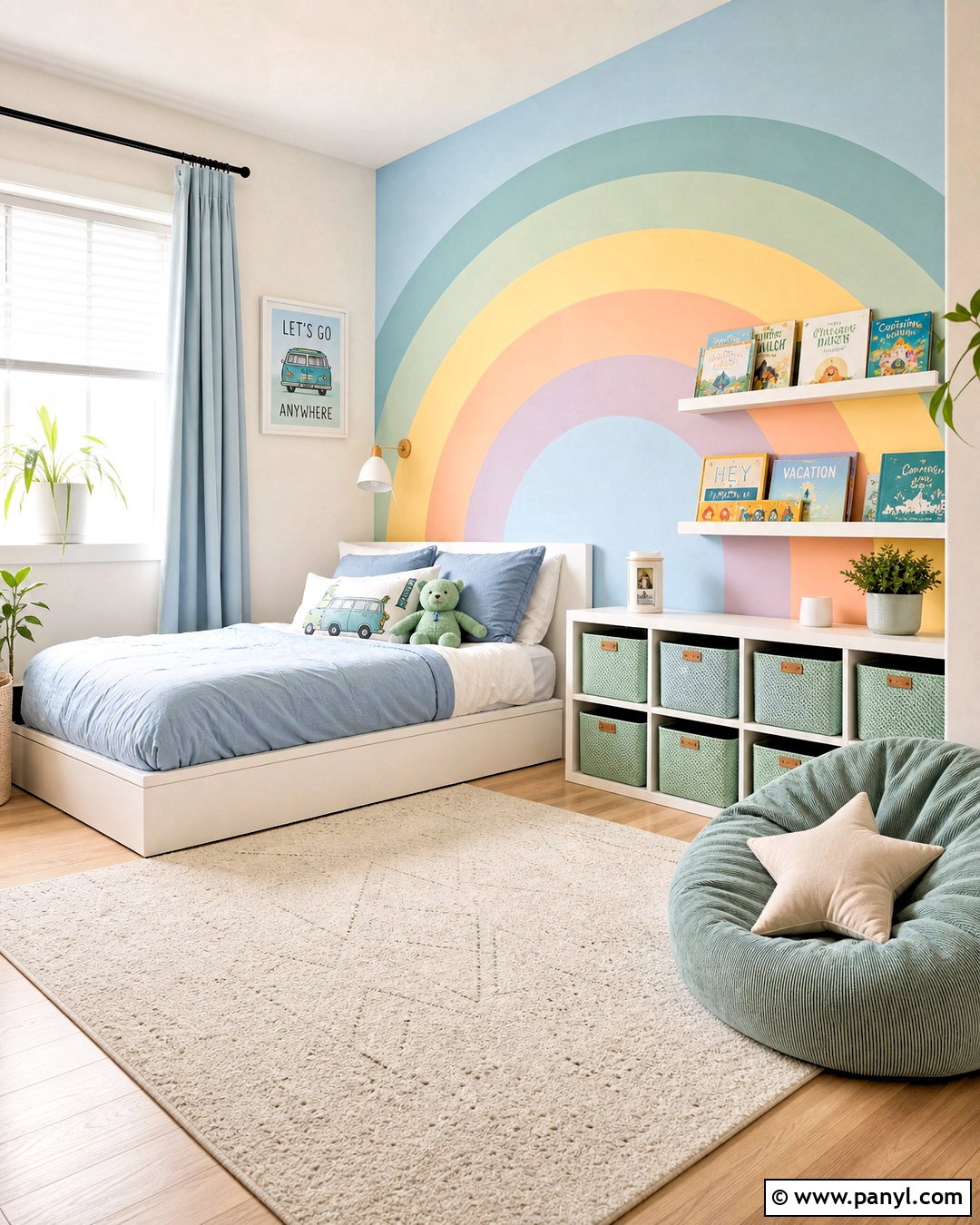 Pastel Rainbow Boys Room - 20 rainbow boys room ideas