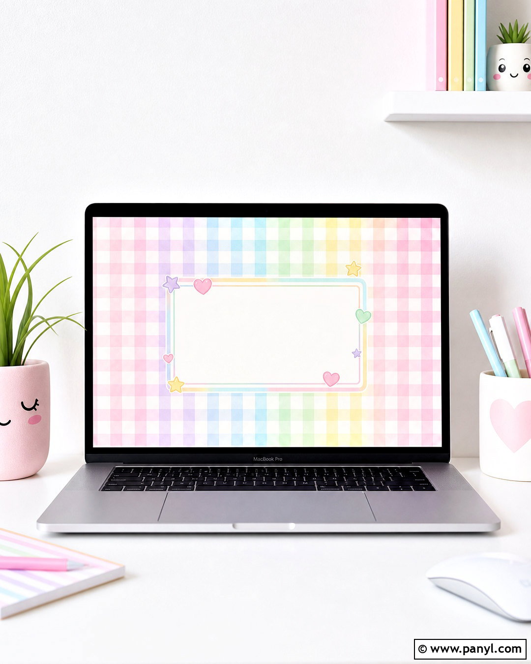 Pastel Rainbow Gingham Background - 20 gingham background aesthetic ideas