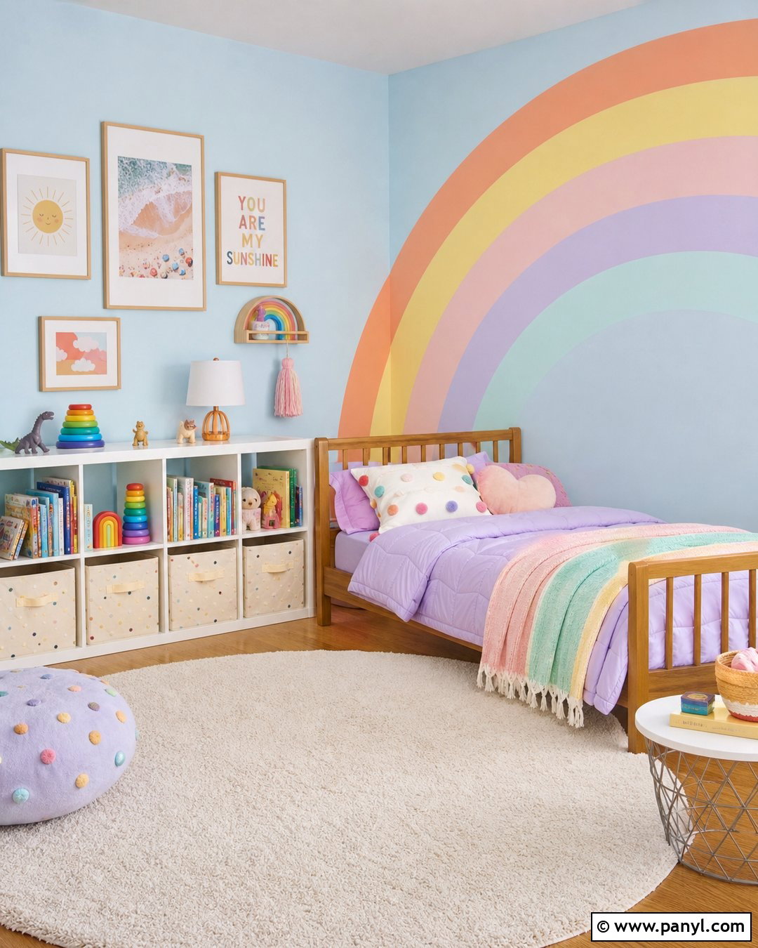 Pastel Rainbow Kids Room - 35 Pastel Wall Color Ideas
