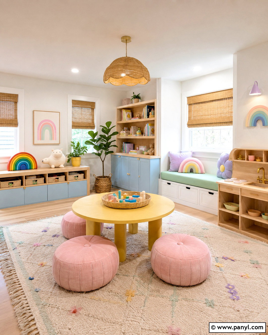 Pastel Rainbow Playroom Color Palette - 20 pastel color palette ideas
