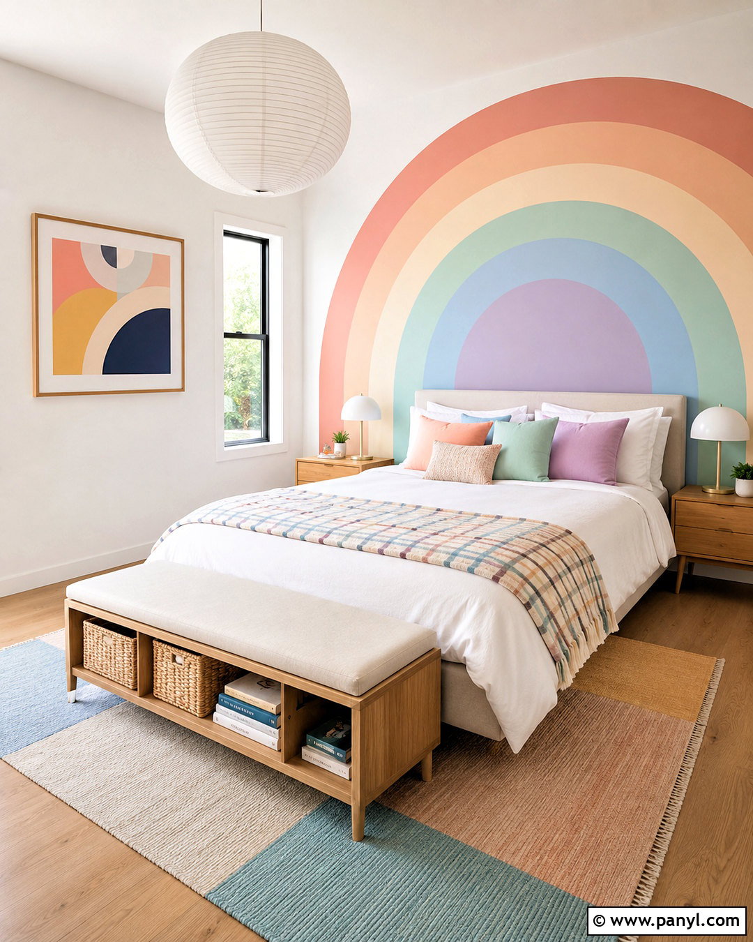 Pastel Rainbow Scandinavian Room - 20 pastel rainbow room ideas