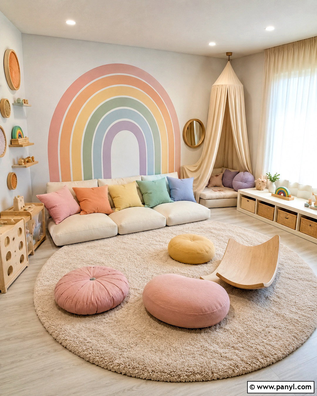 Pastel Rainbow Sensory Room - 20 pastel rainbow room ideas
