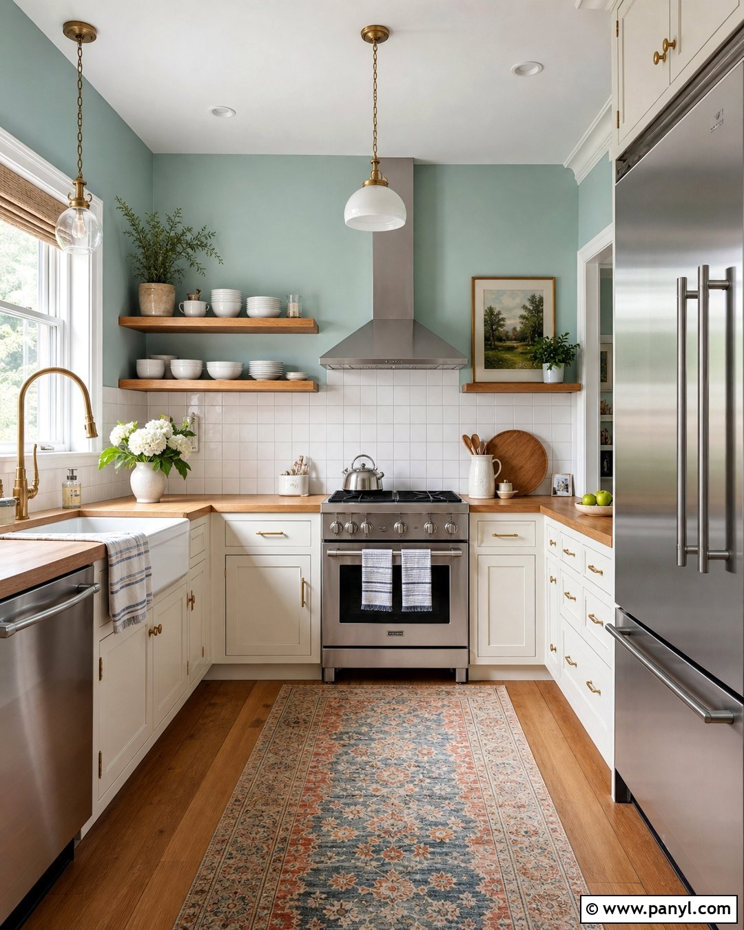 Pastel Robin Egg Blue Kitchen - 30 pastel wall paint ideas