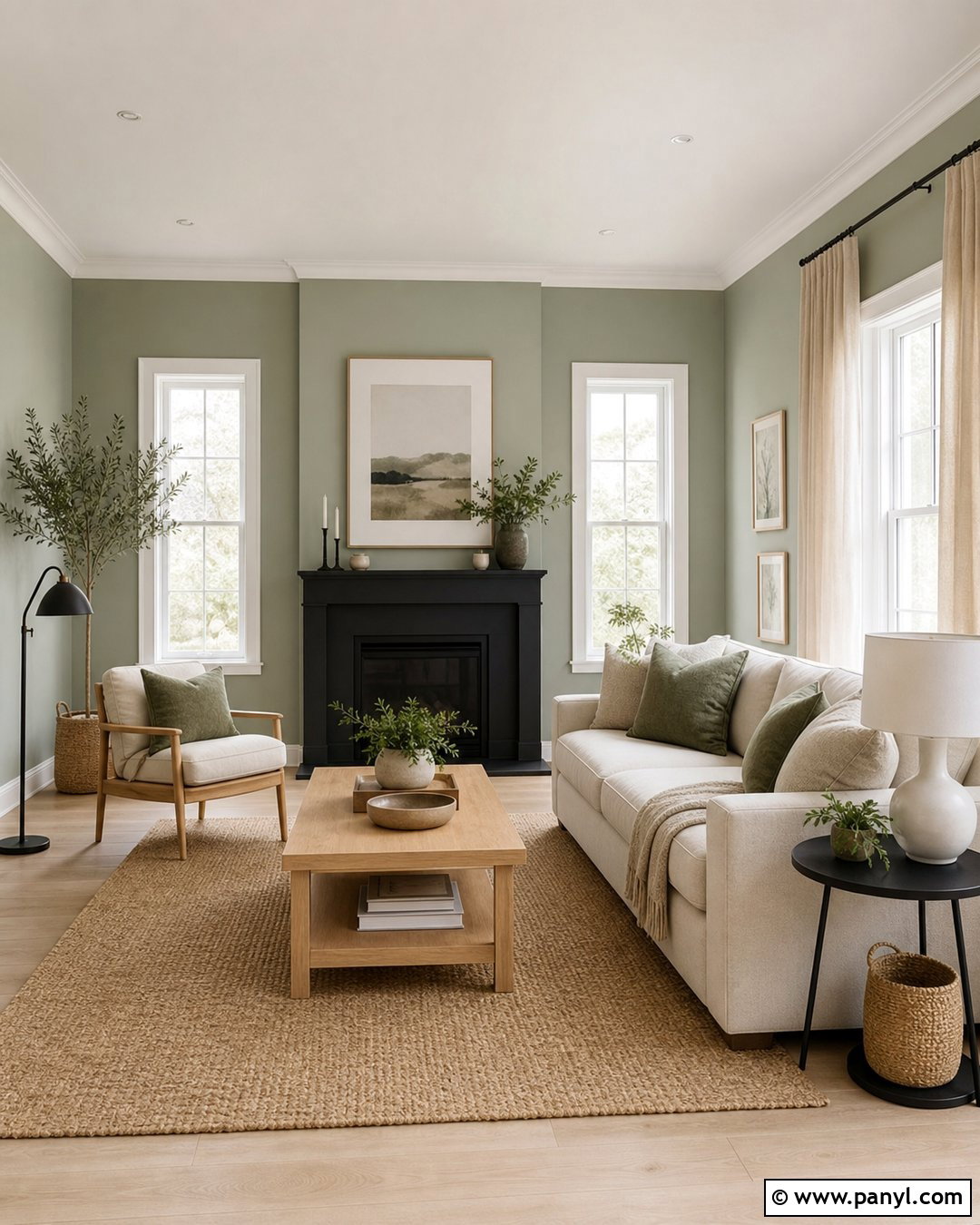 Pastel Sage Green Living Room - 30 pastel wall paint ideas
