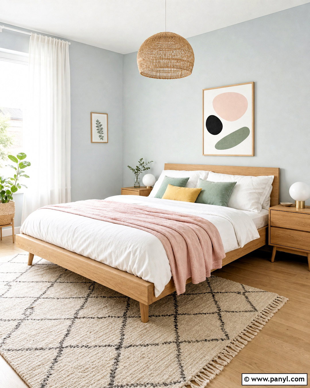 Pastel Scandinavian Bedroom - 20 pastel colour bedroom ideas