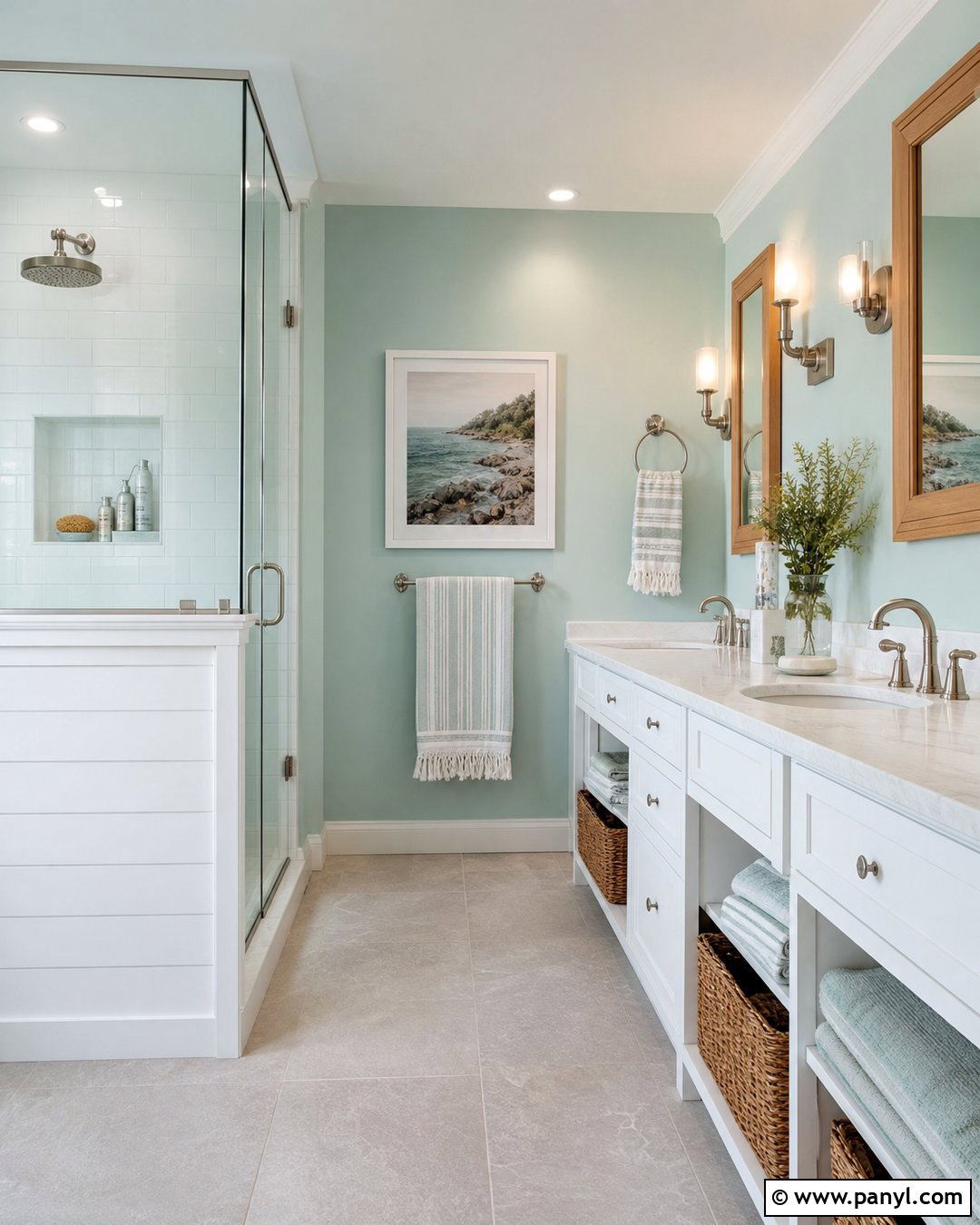 Pastel Seafoam Green Bathroom - 30 pastel wall paint ideas