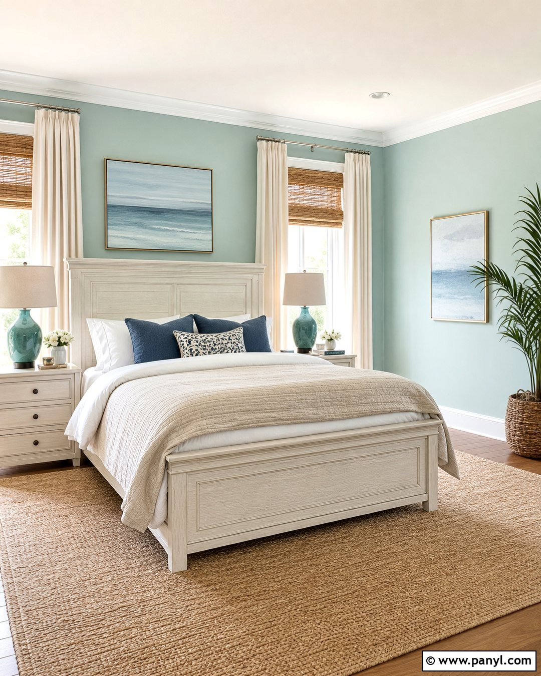 Pastel Seafoam Green Bedroom - 35 Pastel Wall Color Ideas