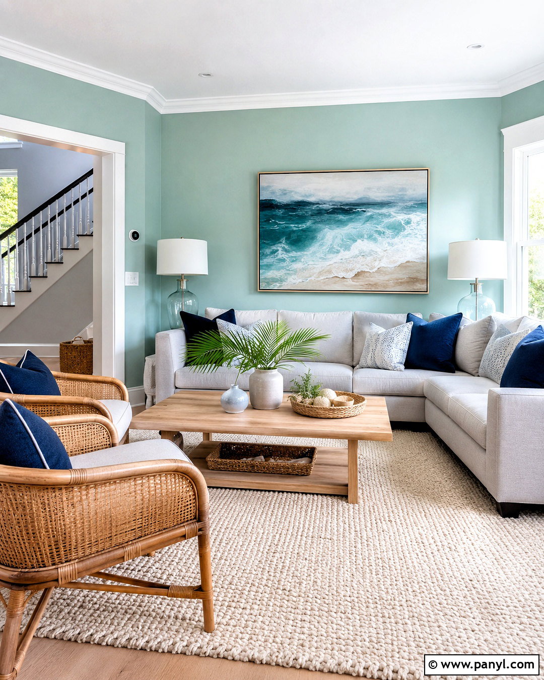 Pastel Seafoam Green Living Room - 20 living room pastel colors