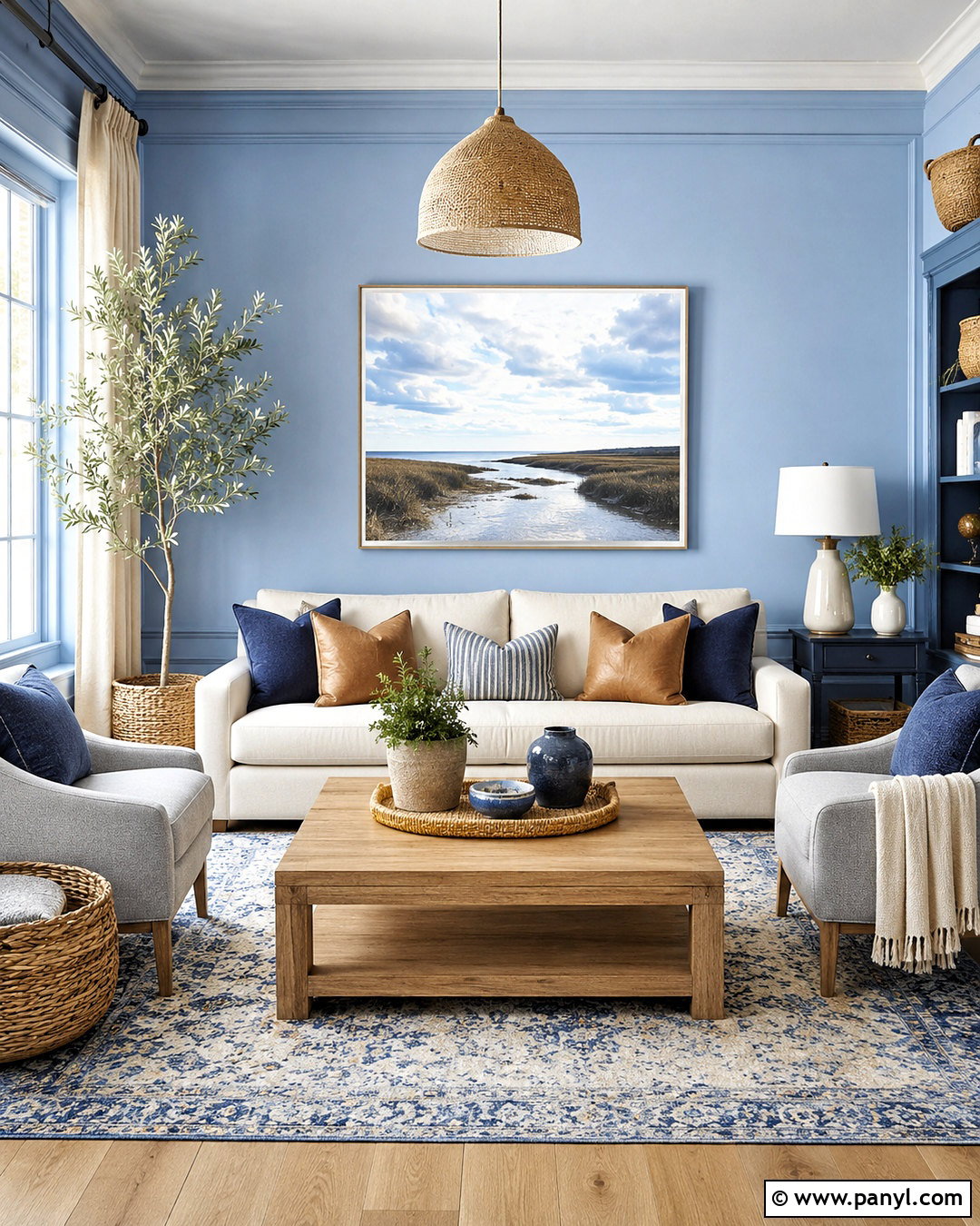 Pastel Sky Blue Living Room - 20 living room pastel colors