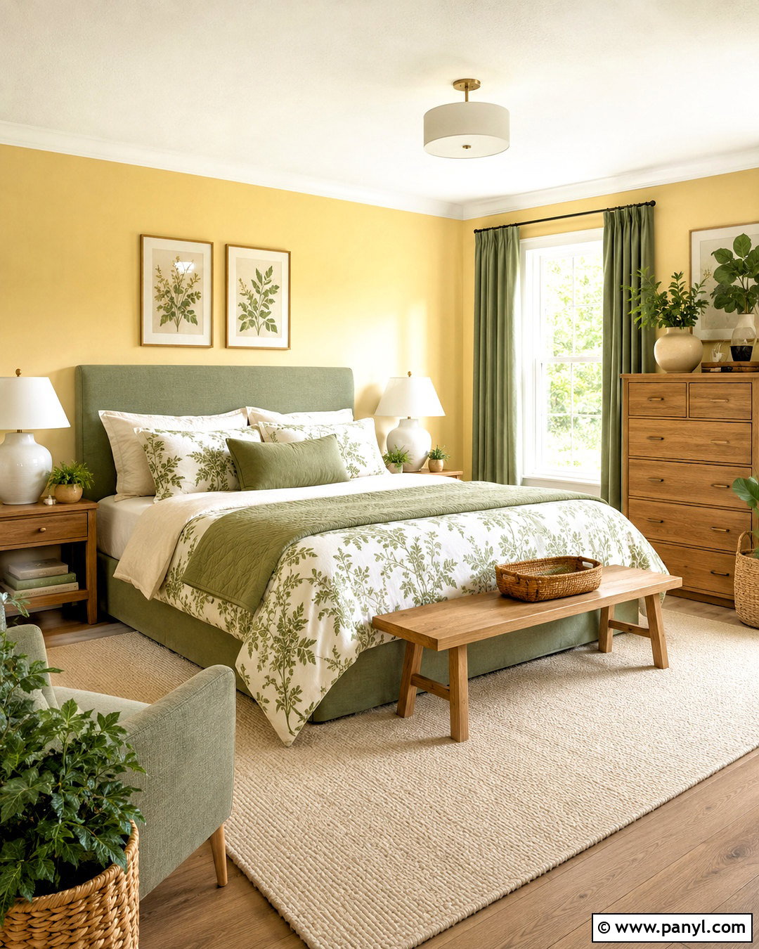 Pastel Yellow And Sage Green Bedroom - 20 pastel yellow room aesthetic ideas
