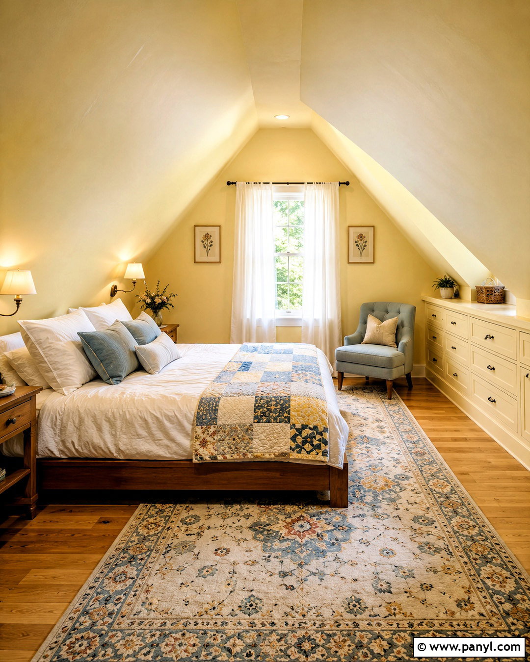 Pastel Yellow Attic Bedroom - 20 pastel yellow room aesthetic ideas