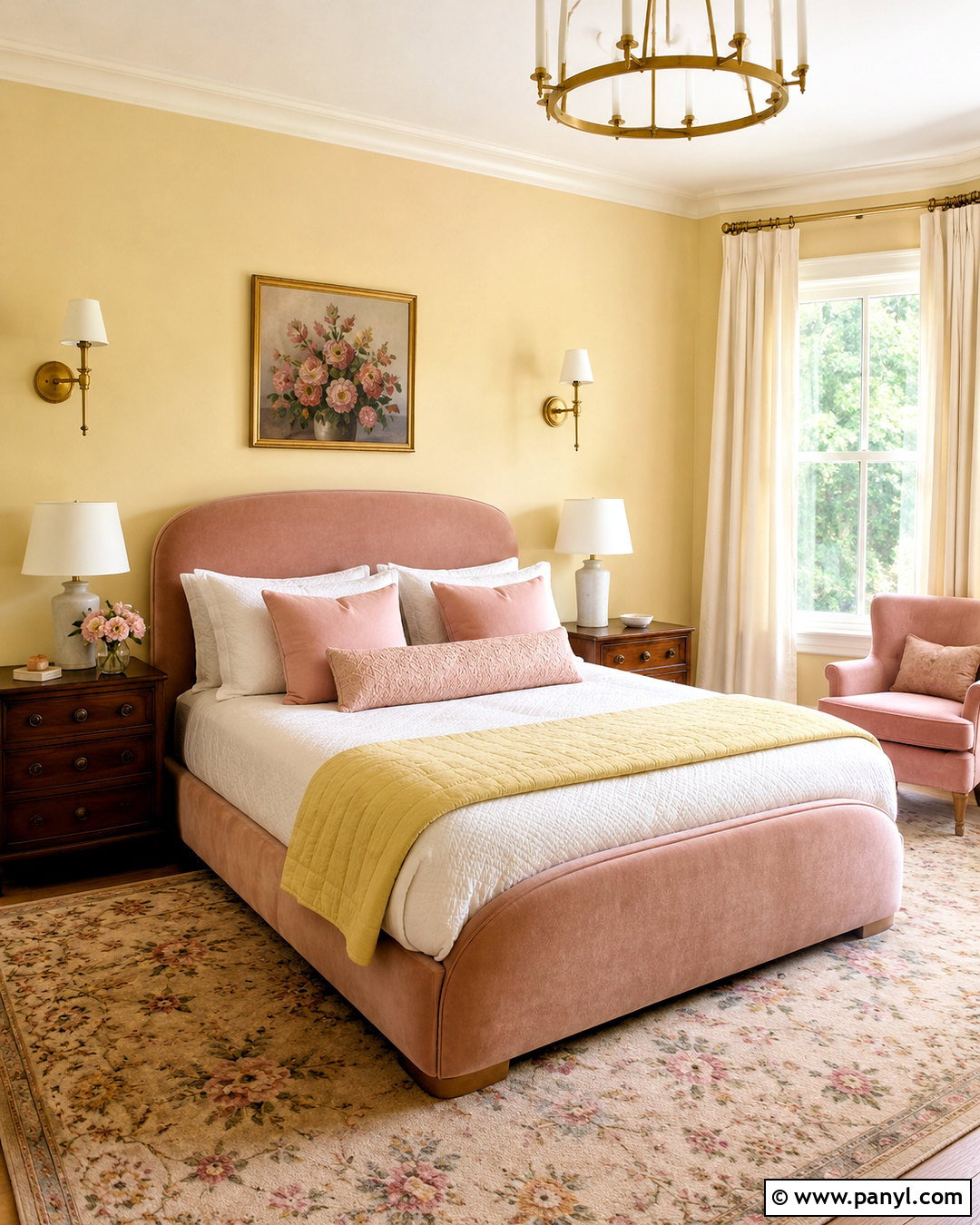 Pastel Yellow Bedroom With Blush Pink - 20 pastel yellow bedroom ideas