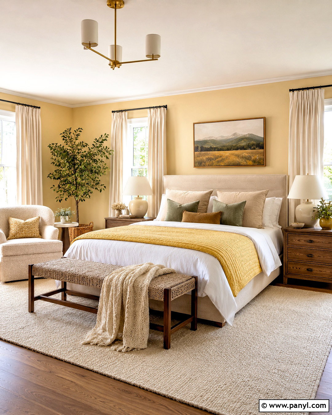 Pastel Yellow Cozy Bedroom - 20 pastel yellow room aesthetic ideas