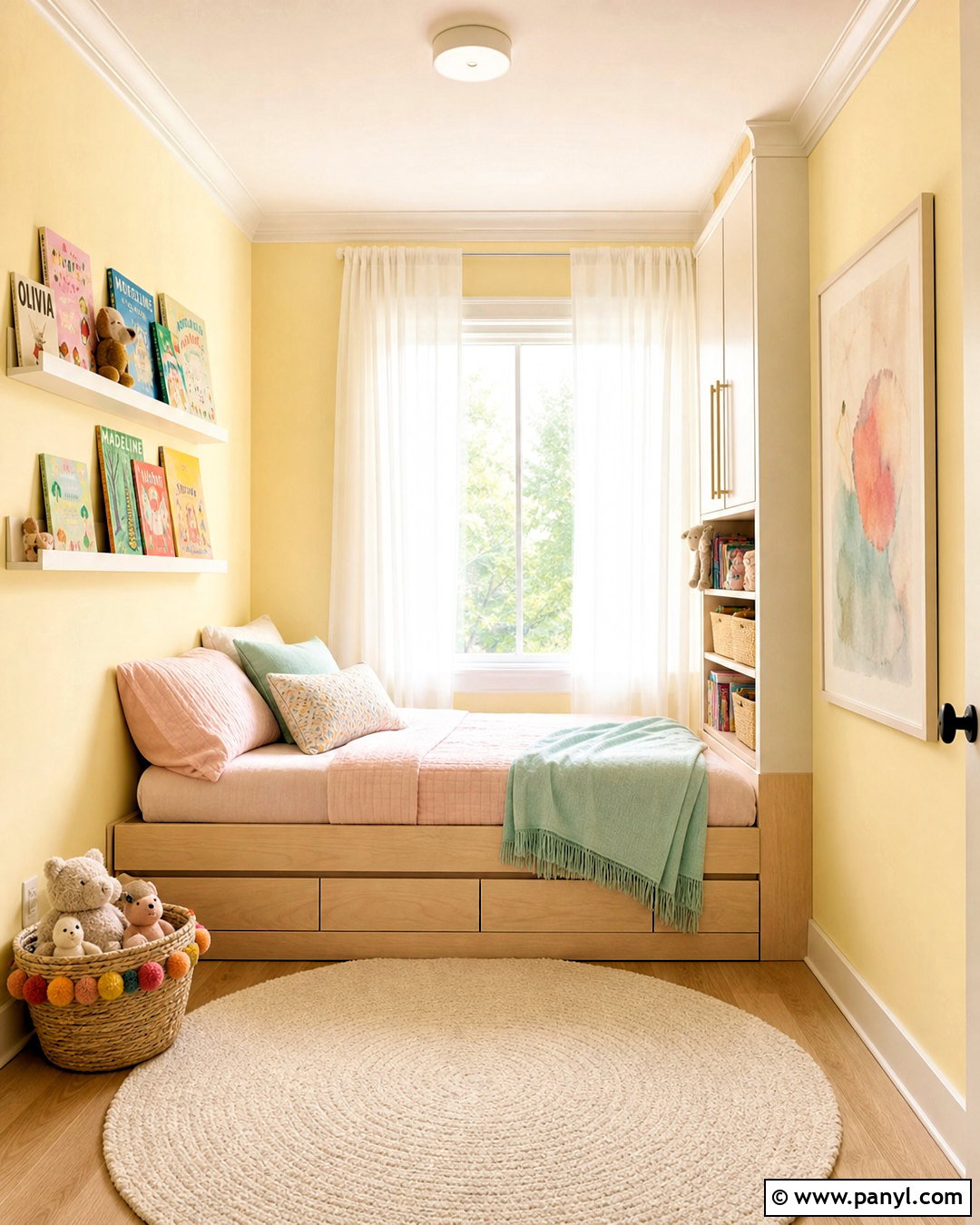 Pastel Yellow Kids Room - 20 yellow kids rooms