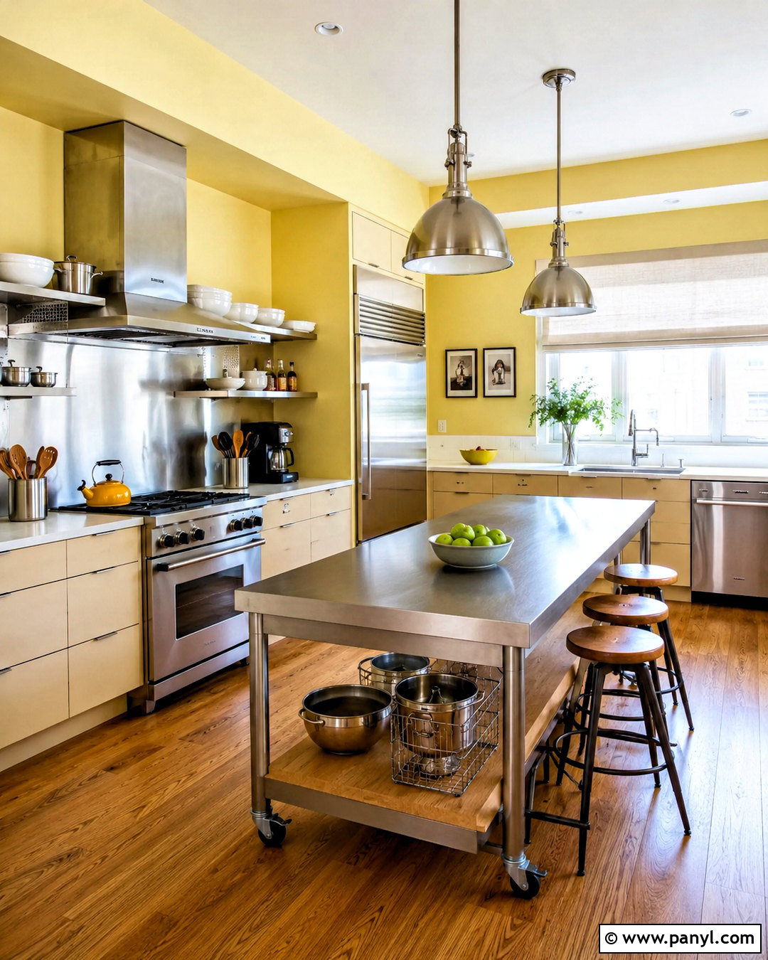 Pastel Yellow Kitchen Walls With Stainless Steel - 20 pastel yellow kitchen walls
