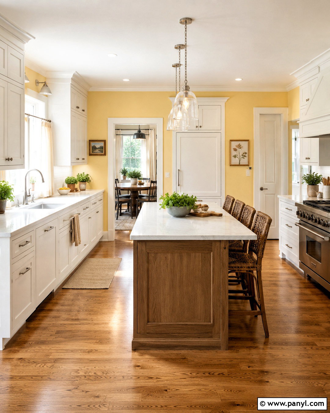 Pastel Yellow Kitchen Walls With White Cabinets - 20 pastel yellow kitchen walls