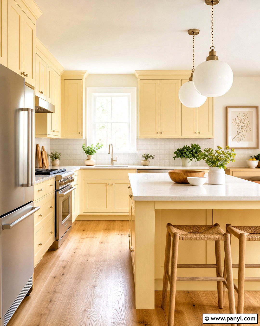 Pastel Yellow Kitchen - 20 pastel color interior design ideas