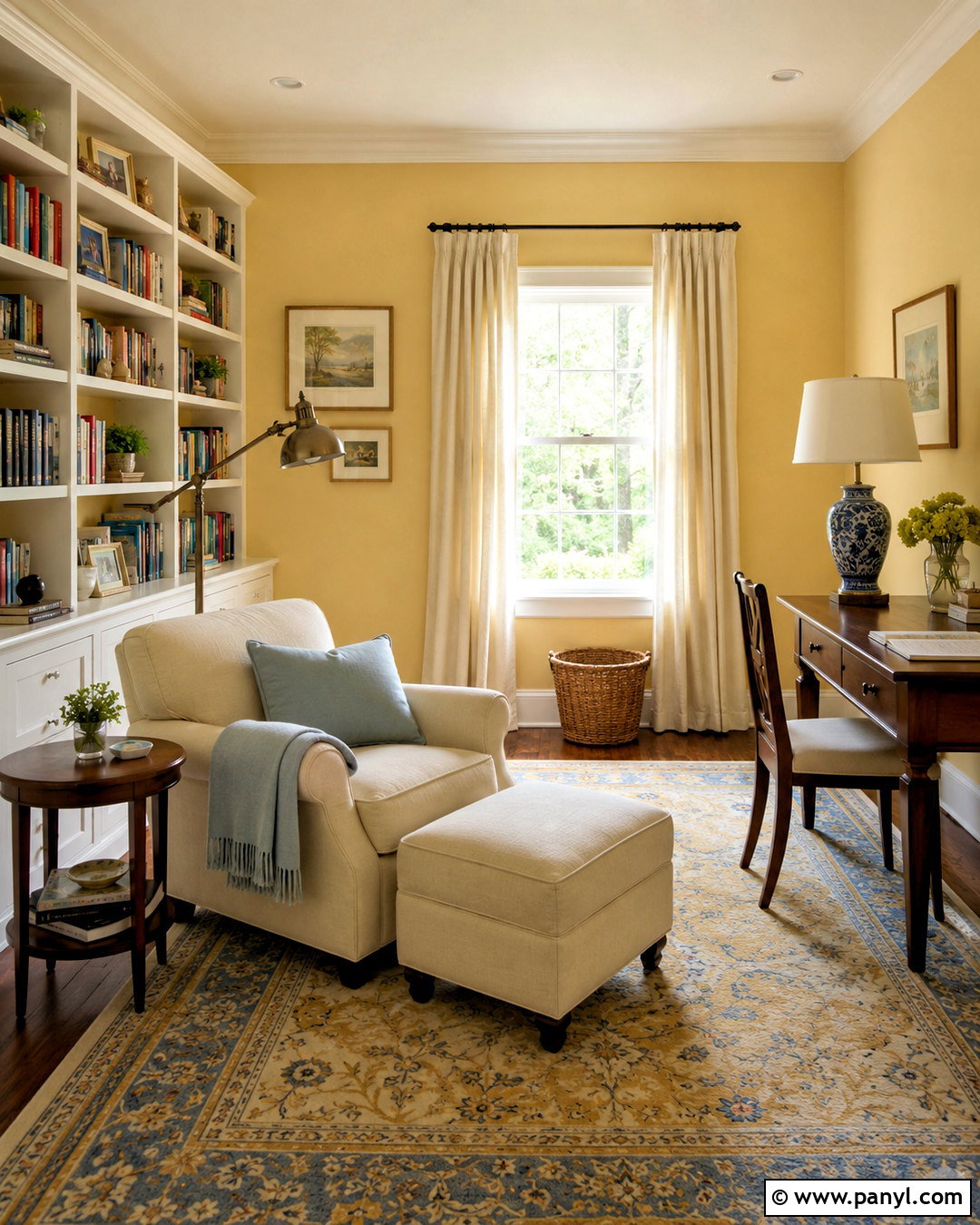 Pastel Yellow Reading Room - 20 pastel yellow room aesthetic ideas