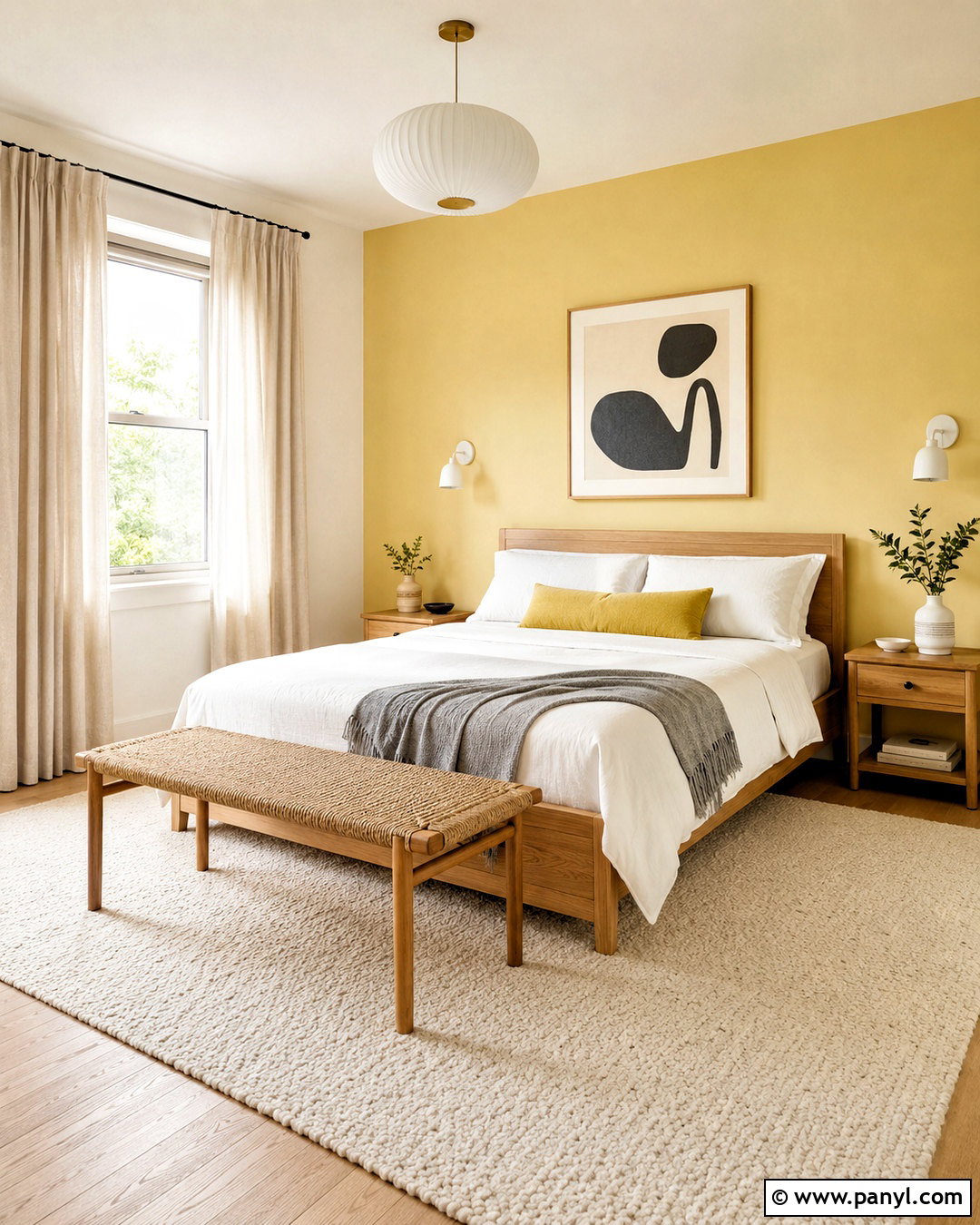 Pastel Yellow Scandinavian Bedroom - 20 pastel yellow room aesthetic ideas