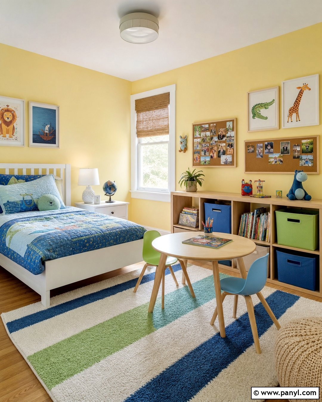 Pastel Yellow Walls In A Kids Room - 30 pastel yellow walls