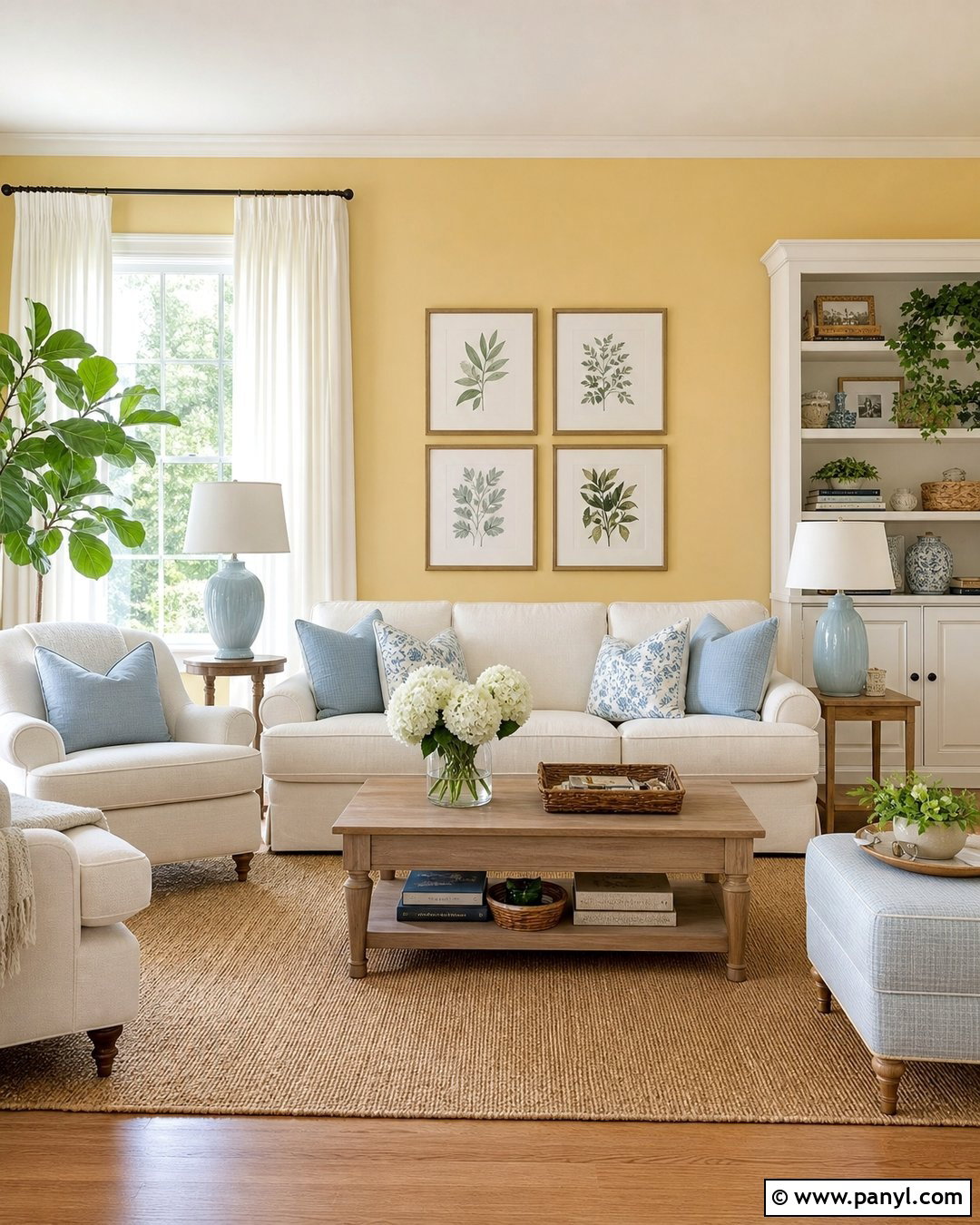 Pastel Yellow Walls With White Furniture - 30 pastel yellow walls