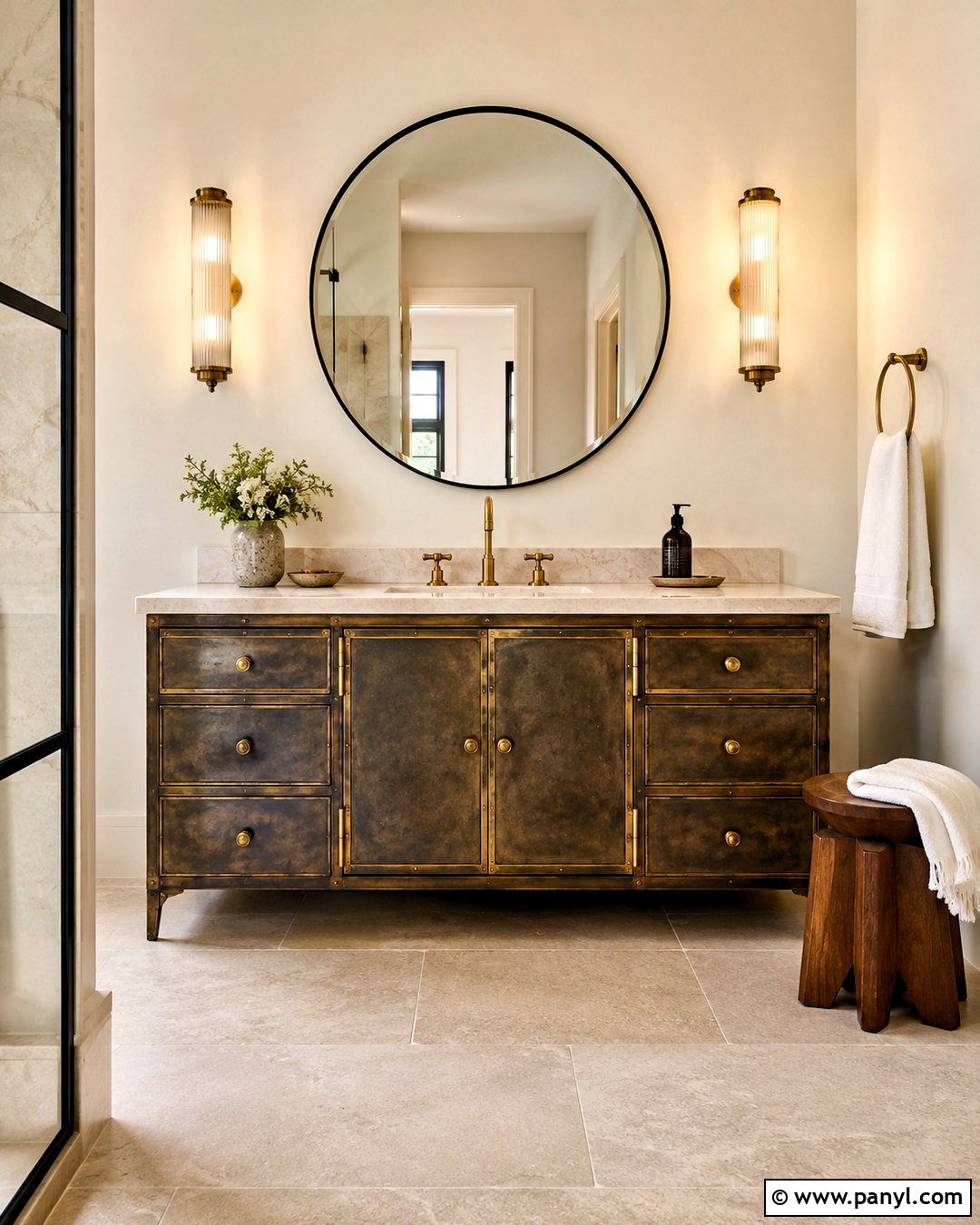 Patina Brass Bathroom Vanity - 20 patina metal ideas