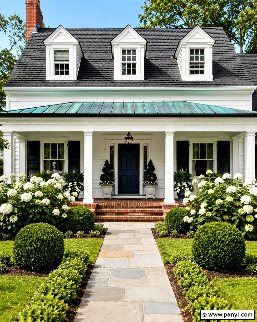 Patina Copper Porch Roof - 20 patina metal ideas