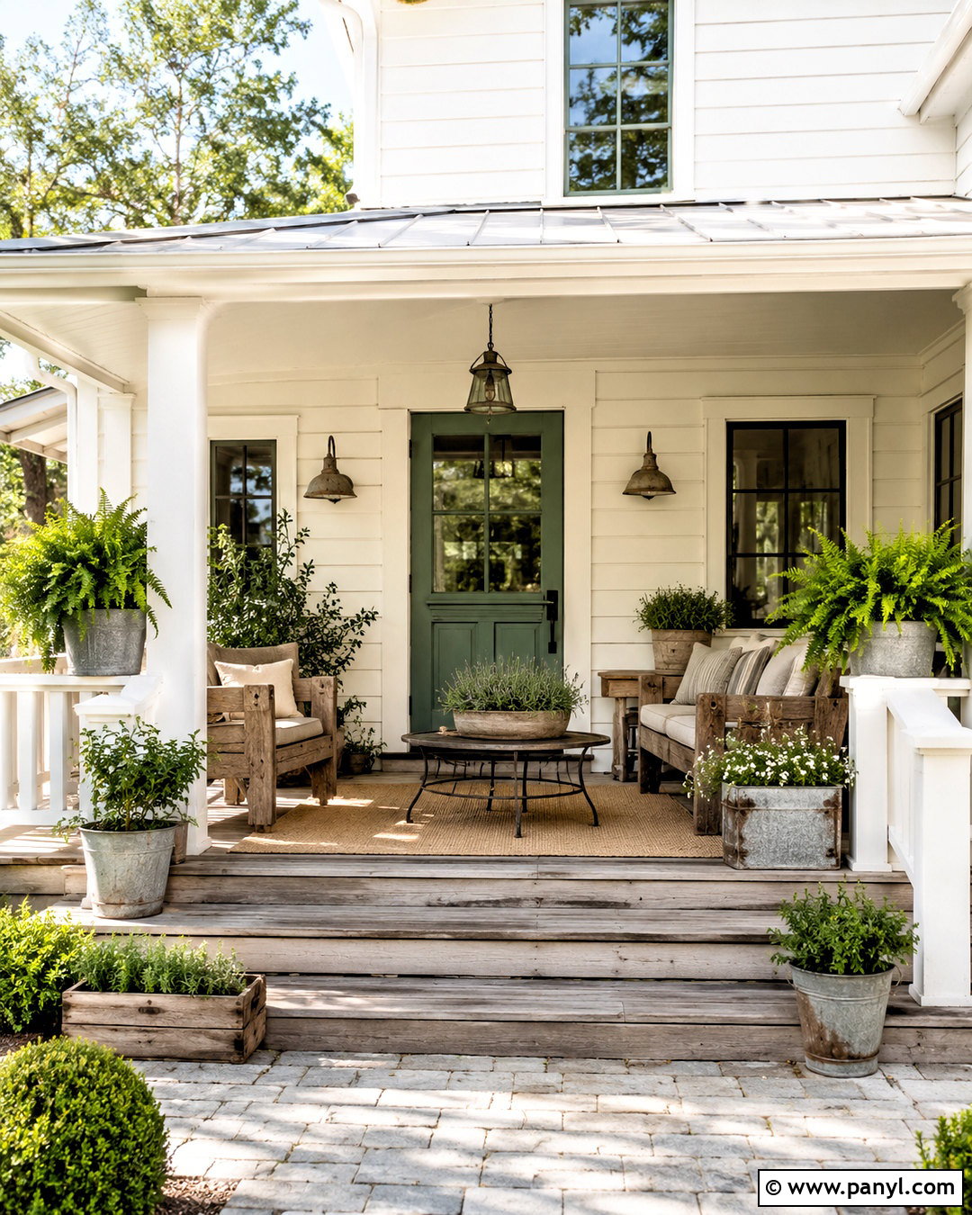Patina Farmhouse Porch - 20 patina style ideas