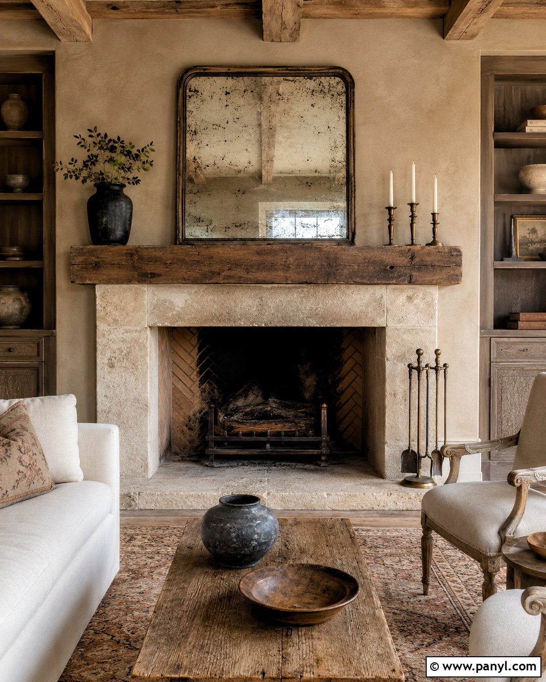 Patina Fireplace - 20 patina style ideas