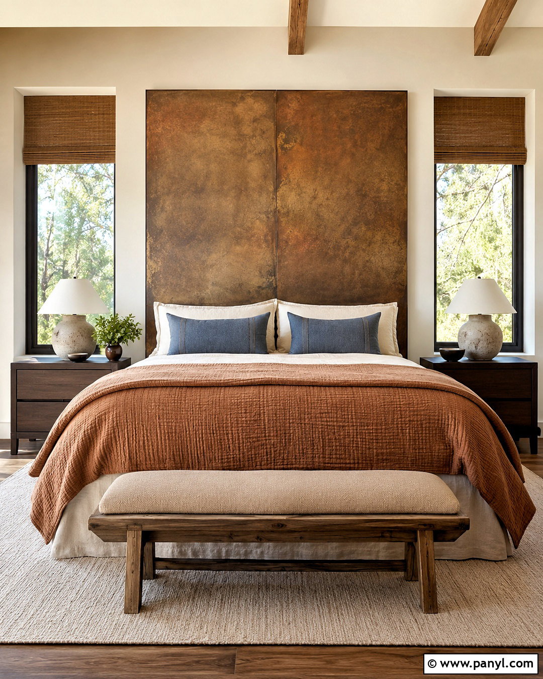 Patina Metal Bedroom Headboard - 20 patina metal ideas