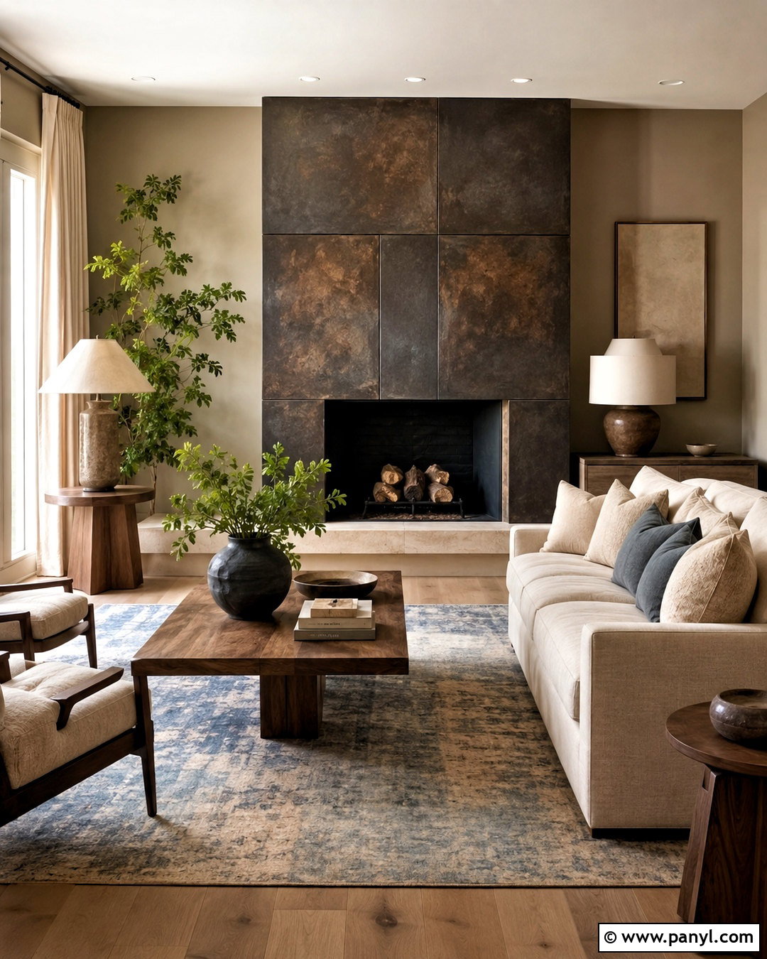 Patina Metal Fireplace Surround - 20 patina metal ideas