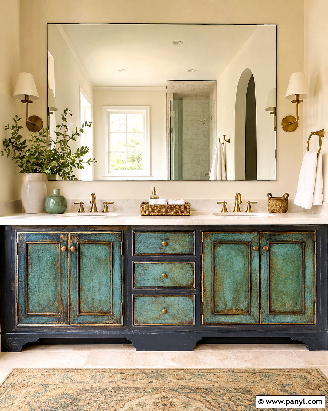 Patina Paint Bathroom Vanity - 20 patina paint ideas