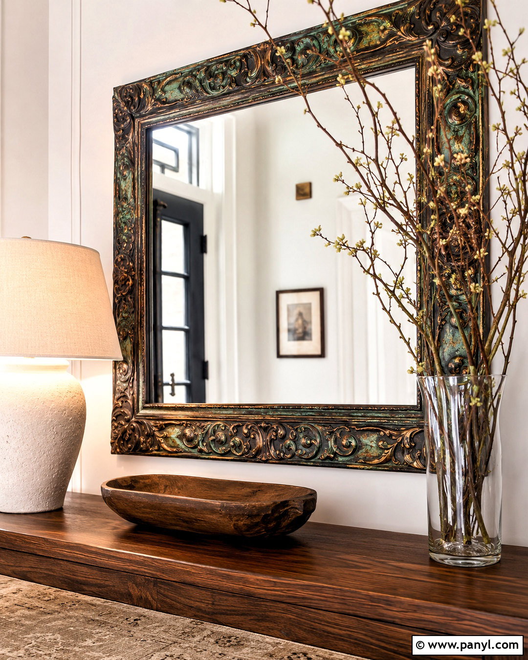 Patina Paint Mirror Frame - 20 patina paint ideas
