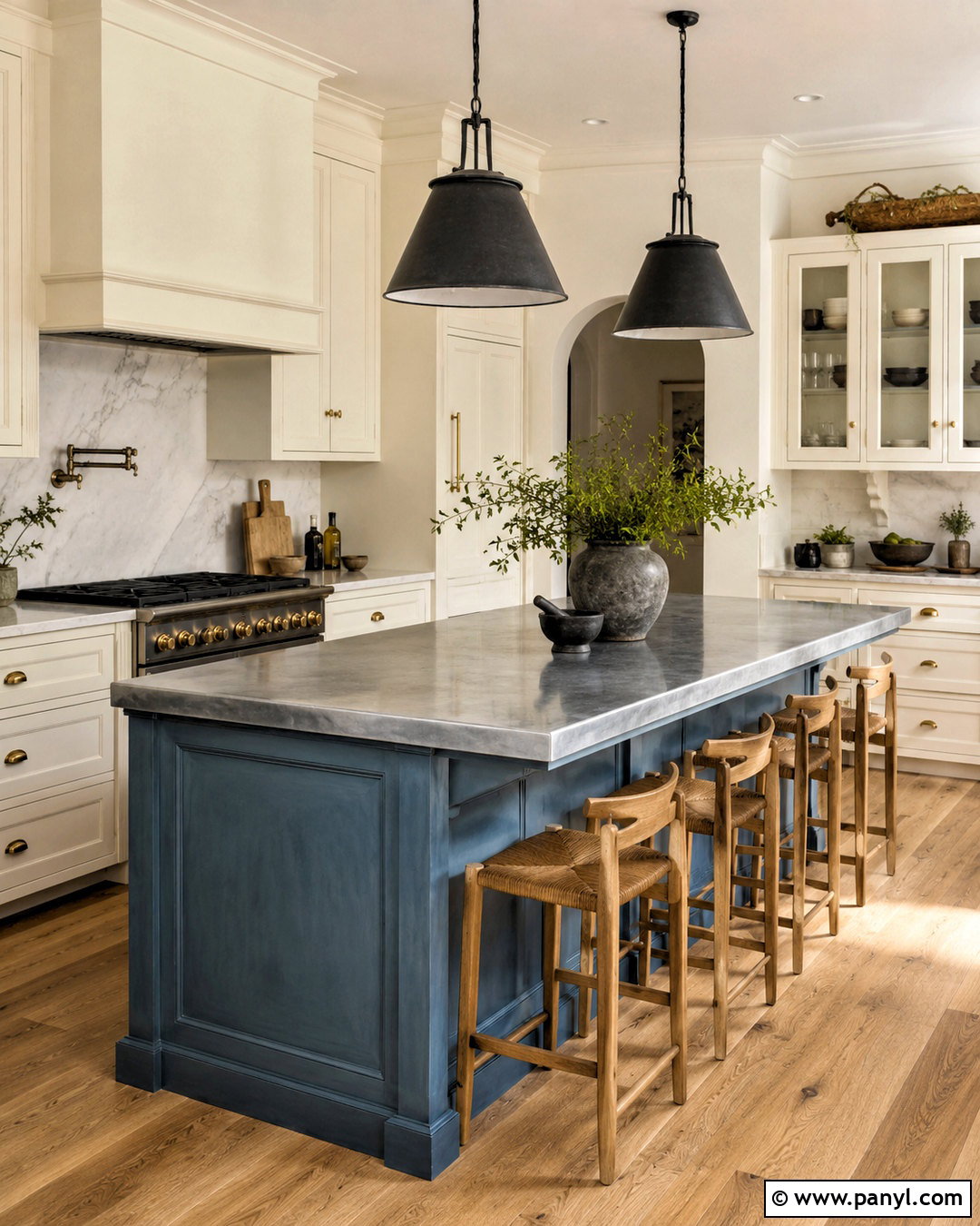 Patina Zinc Kitchen Island - 20 patina metal ideas