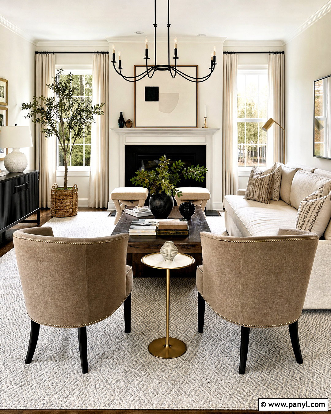 Patterned Carpet Living Room - 20 living room with carpet floors