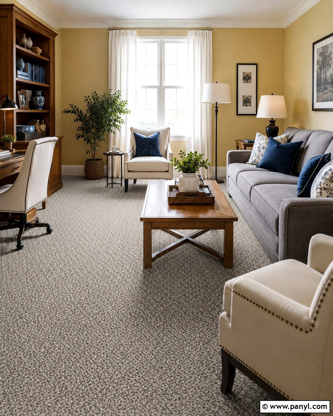 Patterned Neutral Carpet With Yellow Walls - 20 What Color Carpet Goes With Yellow Walls