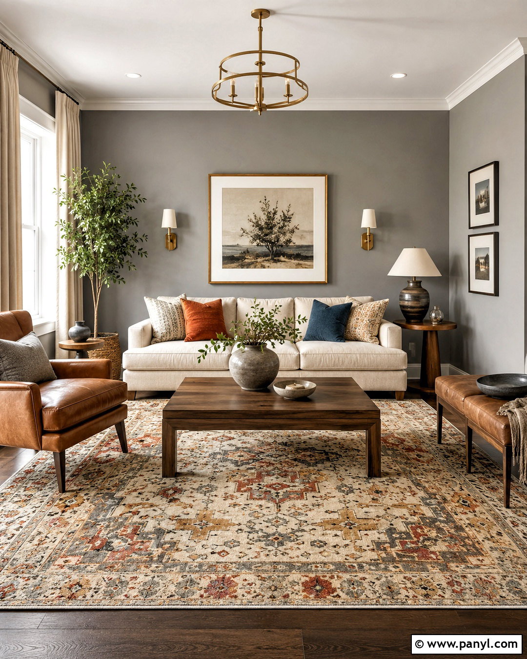 Patterned Rugs With Gray Walls - 20 What Goes With Gray Walls